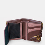 Cartera pequeña de mujer en piel marrón