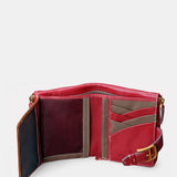 Cartera pequeña de mujer en piel roja