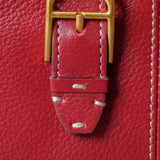 Cartera pequeña de mujer en piel roja