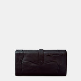 Cartera grande de mujer en piel negra