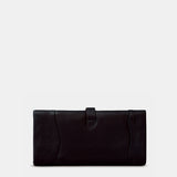 Cartera grande de mujer en piel negra