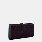 Cartera grande de mujer en piel negra