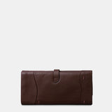 Cartera grande de mujer en piel marrón