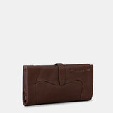 Cartera grande de mujer en piel marrón