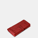 Cartera grande de mujer en piel roja