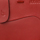 Cartera grande de mujer en piel roja