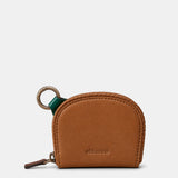Monedero de mujer en piel cognac