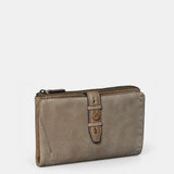 Cartera grande de mujer en piel taupe
