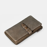 Cartera grande de mujer en piel taupe