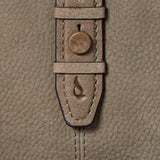 Cartera grande de mujer en piel taupe