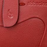 Cartera pequeña de mujer en piel roja