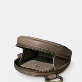 Women's taupe leather wallet.