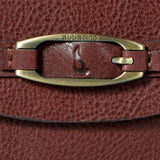 Cartera pequeña de mujer en piel burdeos