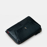 Cartera mediana de mujer en piel negra