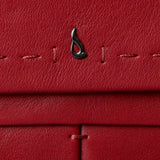 Cartera mediana de mujer en piel roja
