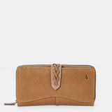Cartera grande de mujer en piel verde