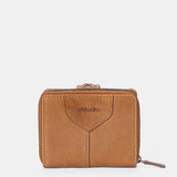 Cartera pequeña de mujer en piel verde