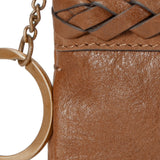 Monedero de mujer en piel cognac