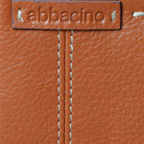 Cartera pequeña de mujer en piel cognac