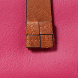 Cartera mediana de mujer en piel fucsia