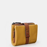 Cartera pequeña de mujer en piel ámbar