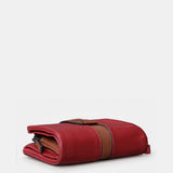 Cartera pequeña de mujer en piel roja