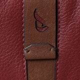 Cartera pequeña de mujer en piel roja