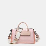 Bandolera de mujer en tejidos reciclados rosa