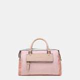 Bandolera de mujer en tejidos reciclados rosa