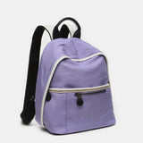Women's backpack in lavender recycled fabrics