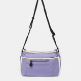 Bandolera de mujer en tejidos reciclados lavanda