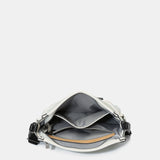 Bandolera de mujer en tejidos reciclados verde