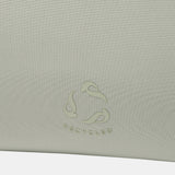 Bandolera de mujer en tejidos reciclados verde