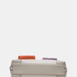 Bolso shopper de mujer en nylon beige