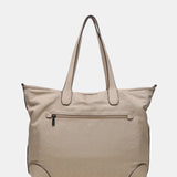 Bolso shopper de mujer en nylon camel