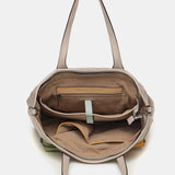 Bolso shopper de mujer en nylon camel