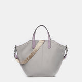 Borsa shopper reversibile da donna in grigio
