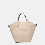 Borsa shopper reversibile da donna arancione