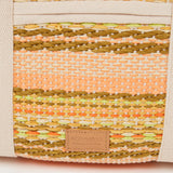 Beach bag in yellow tones