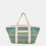 Bolsa de playa en tonos verdes