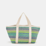 Bolsa de playa en tonos verdes