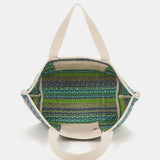 Bolsa de playa en tonos verdes