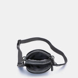 Bolso para el móvil en materiales reciclados y acolchados gris