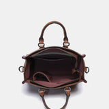 Shopper bag in recycled materials taupe