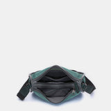 Green recycled material shoulder bag