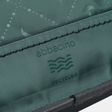 Green recycled material shoulder bag