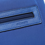 Nylon shoulder bag in blue