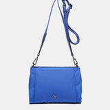 Nylon shoulder bag in blue