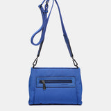 Nylon shoulder bag in blue