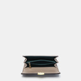 Bandolera en materiales reciclados taupe